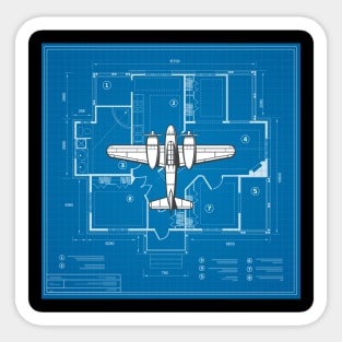 Blueprint Air 1 Sticker